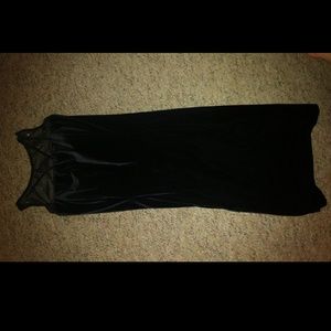 black VELVET classy dress